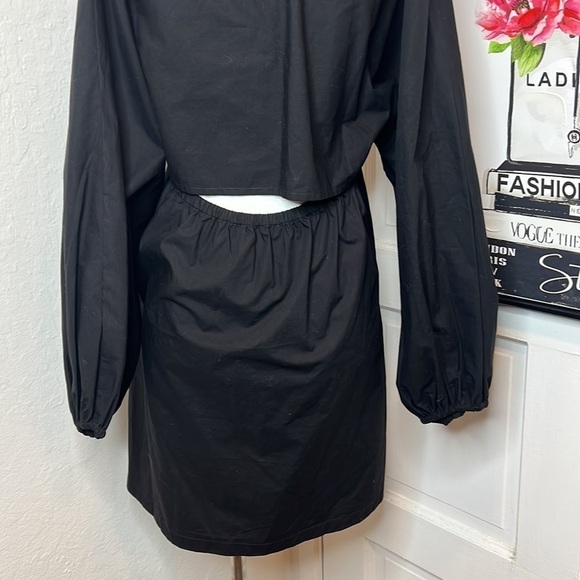 Modern Citizen Clara Black Open Back Button Down Dress Size S - Picture 7 of 9